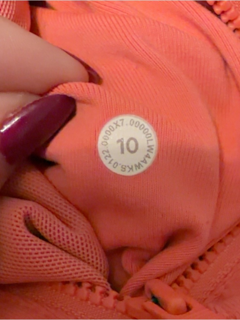 lululemon athletica Coral Pink Zip-Up Utility Jacket - Picture 3 of 3